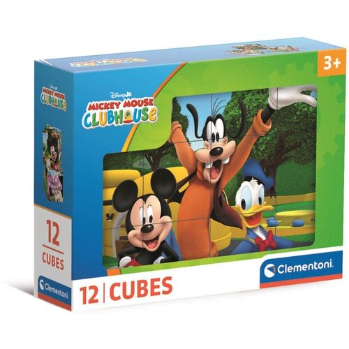 Slagalica 12 kockastih blokova DISNEY MICKEY MOUSE CLUBHOUSE Clementoni 41348 Slike