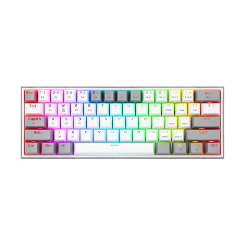 Redragon &ndash; Gaming Mehanička Tastatura Fizz Pro K616 RGB Wireless White/Grey Cijene