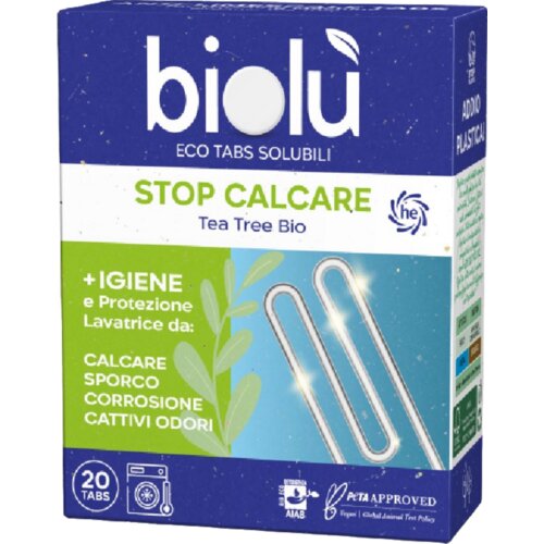 biolù Čistilo za pralni stroj, proti vodnemu kamnu Eco Tabs - 20 tab Cene
