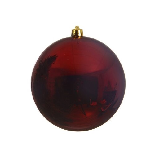  Novogodišnja dekoracija - hanging bauble 14cm 022263 - oxblood - kmg ( 044411 ) Cene