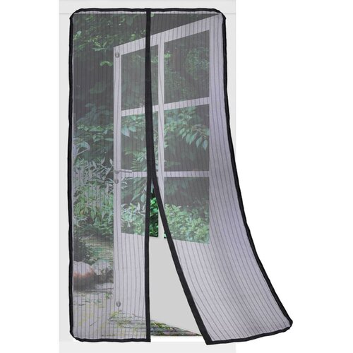 ProGarden Črna mreža proti komarjem za vrata z magnetom 210x100 cm, (5000037633) Slike