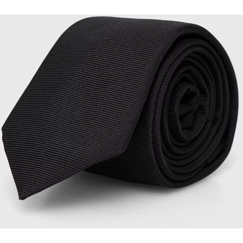 Hugo Kravata od svile boja: crna