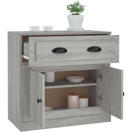  Komoda siva sonome 70x35,5x67,5 cm konstruirano drvo Slike