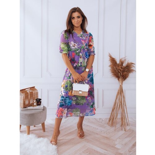 DStreet VALLERIO dress purple EY1877 Cene