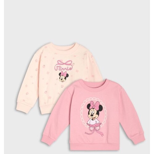 Sinsay Pamučne crewneck majice dugih rukava s printom 2 pack Minnie Mouse Cijene