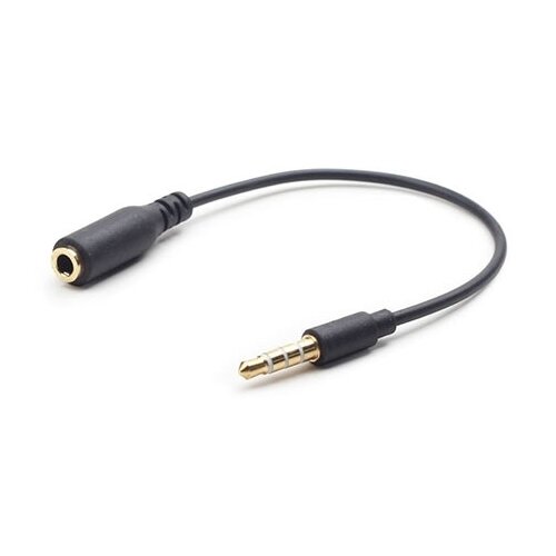 Audio kabl cross adapter, 3,5mm 4pin to 3,5mm stereo, 18 cm, GEMBIRD CCA-419, black Cijene