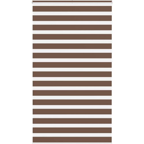 vidaXL Zebra zavesa rjava 130x230 cm širina blaga 125,9 cm poliester, (5000298223) Cene