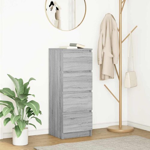 vidaXL Komoda Siva Sonoma 37,5x35x99 cm Konstruirano drvo Cijene