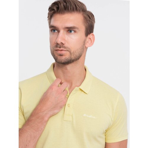 Ombre Pique knit polo shirt Slike