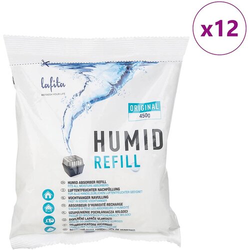 vidaXL Absorber vlage 12 kosov 450 g Cene
