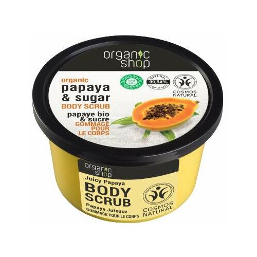 Organic Shop body scrub juicy papaya 250 ml Slike