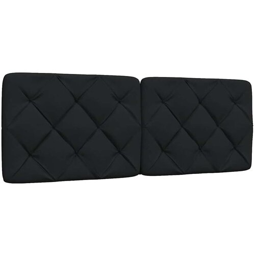 vidaXL Vzglavna stranica črna 120 cm blago Cene