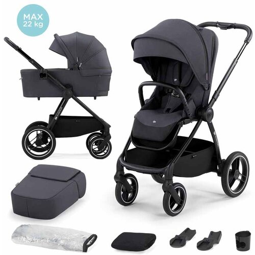 Kinderkraft dječja kolica Nea 3u1 B, deep grey Slike