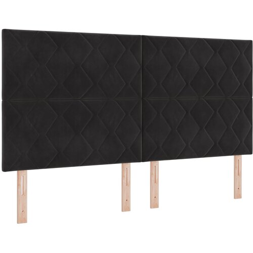 VidaXL Box Spring krevet s madracem crni super king bar&amp;scaron;un Slike