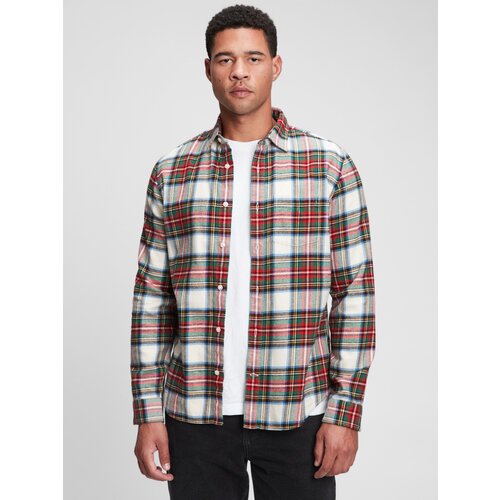 GAP Plaid Flannel Shirt - Men Cene