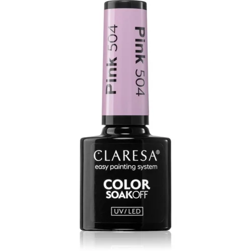 Claresa SoakOff UV/LED Color Balloon Journey gel lak za nokte nijansa Pink 504 5 g