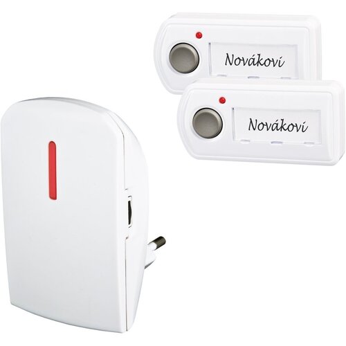  brezžični električni zvonec dve tipki en zvonec eu Cene