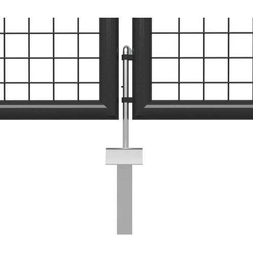  Vrata čelična 350 x 100 cm antracit Cijene