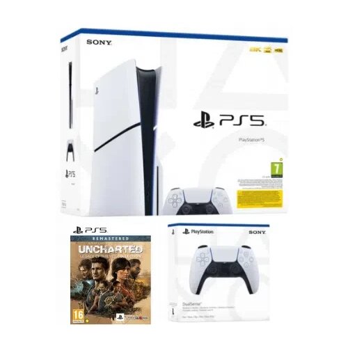 Sony PlayStation 5 Slim D chassis + PS5 Dualsense Wireless Controller + Uncharted: Legacy of Thieves PS5 Cijene