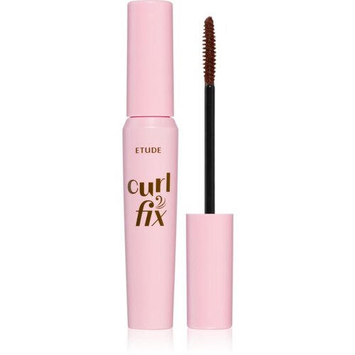ETUDE Curl Fix Mascara vodoodporna maskara za volumen in vihanje trepalnic odtenek 02 Brown 8 g Cene
