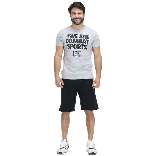 Leone 1947 Majice s kratkimi rokavi Man Set T-Shirt + Bermuda Wacs Siva Cene