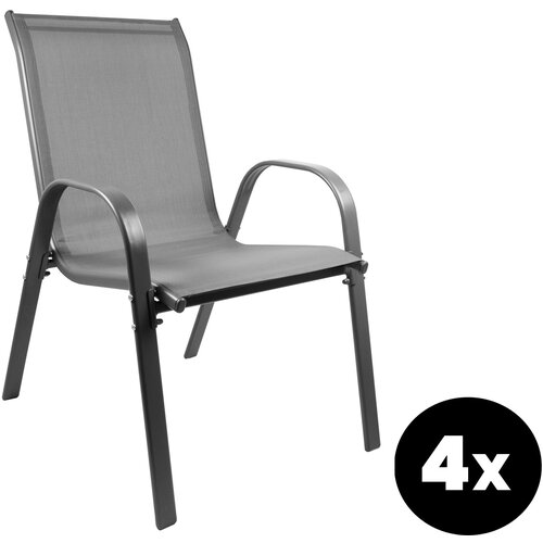  4x Vrtni stol MR4400GY-4 Siva, (21135569) Cene