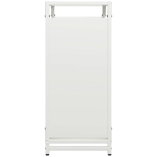  Stalak za drva bijela 60x28x65 cm hladno valjani čelik Slike