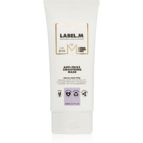 Label.m Anti-Frizz Smooting Mask maska za lase proti krepastim lasem 200 ml Cene