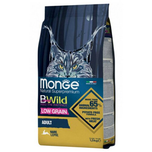 Monge CAT - BWild Low Grain - zečetina 1.5kg Slike