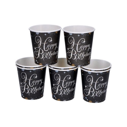 Amscan Ča&amp;scaron;e rođendanske 250ml set 8/1 9900550-66 Slike