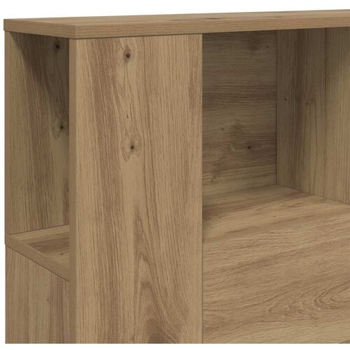  s uzglavljem Artisan hrast 140x18,5x102,5 cm Konstruirano drvo Slike