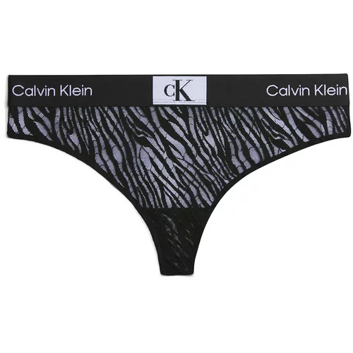 Calvin Klein Underwear String MODERN THONG Črna