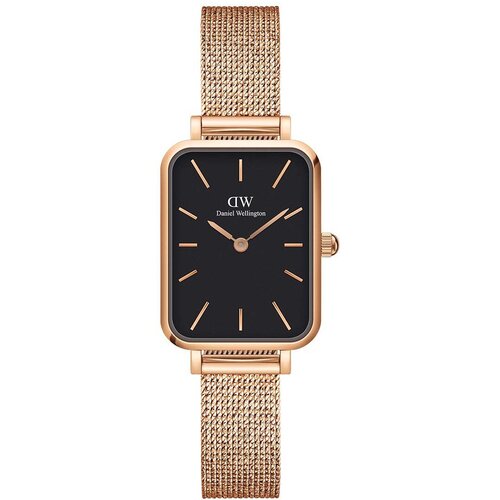 Daniel Wellington Ura Quadro Pressed ženska, roza barva Cene