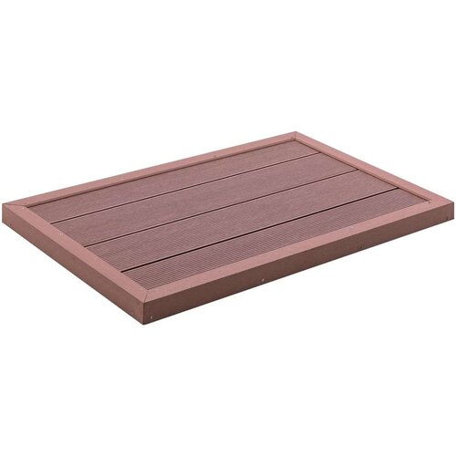 vidaXL Podni element za solarni tu&scaron; smeđi 101 x 63 x 5,5 cm WPC Cijene