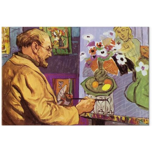  Slika - Painting by Henri Matisse (colour lithograph) 90x60 Premium Print Slike