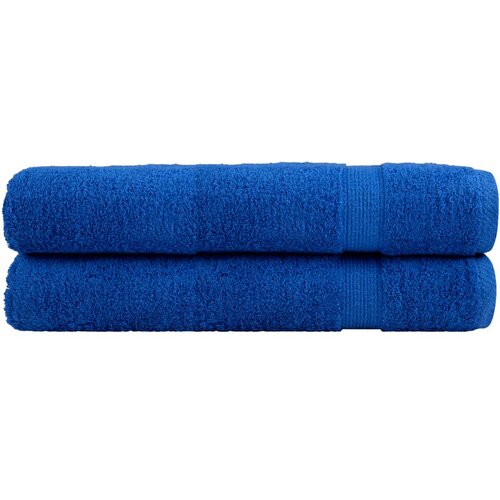 vidaXL Premium brisače za savno 2 kosa modra 80x200 cm 600 gsm bombaž Cene