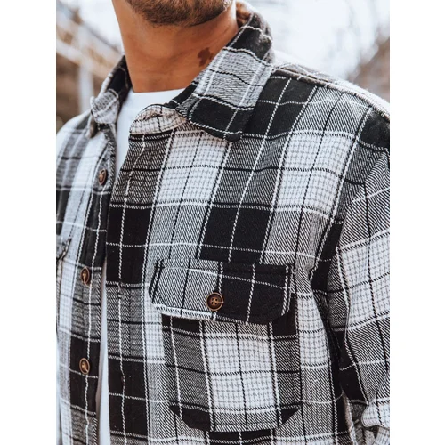 DStreet Men's Black Flannel Shirt