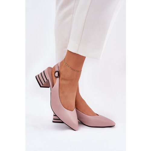 VINCEZA Womens Heeled Sandals With Pointed Toes Slike