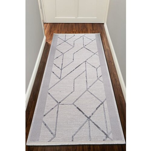 Conceptum Hypnose larimar 8301 grey hall carpet (200 x 400) Cene