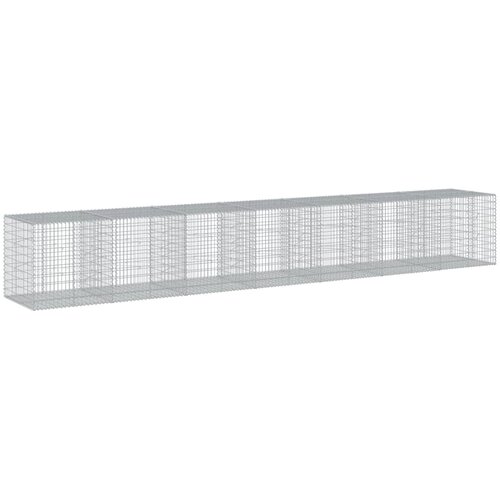  Gabionska ko&amp;scaron;ara s poklopcem 700x100x100 cm pocinčano željezo Slike