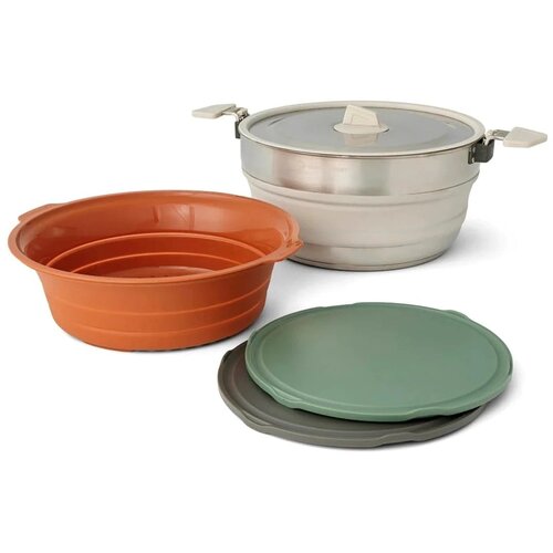Sea To Summit Detour Essentials Camp Kitchen Kit 4 Piece Set of dishes Slike