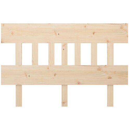  Uzglavlje za krevet 143,5 x 3 x 81 cm od masivne borovine Slike