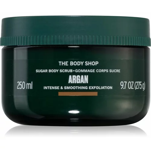 The Body Shop Argan piling za telo z arganovim oljem 250 ml