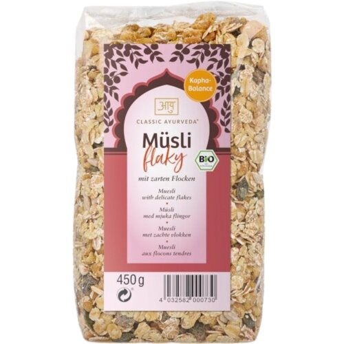 Classic Ayurveda Müsliji Flaky - Kapha, bio - 450 g Cene