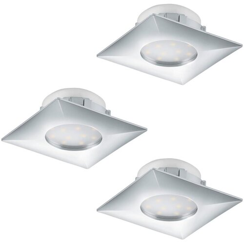 Eglo 95802 - KOMPLET 3x LED ugradnih plafonskih svetiljki PINEDA LED/6W/230V Cene