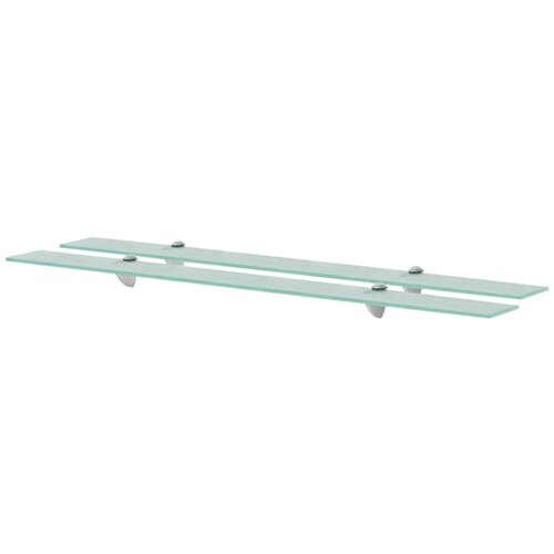 VidaXL Police 2 kosa steklo 100x10 cm 8 mm, (20765158) Slike