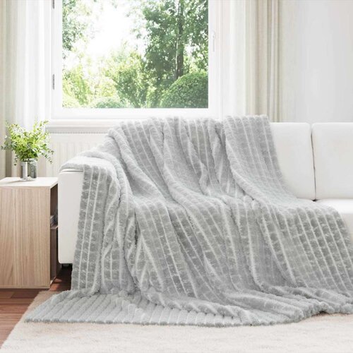  Odeja Siva 240 x 220 cm Flis, (5000288305) Cene
