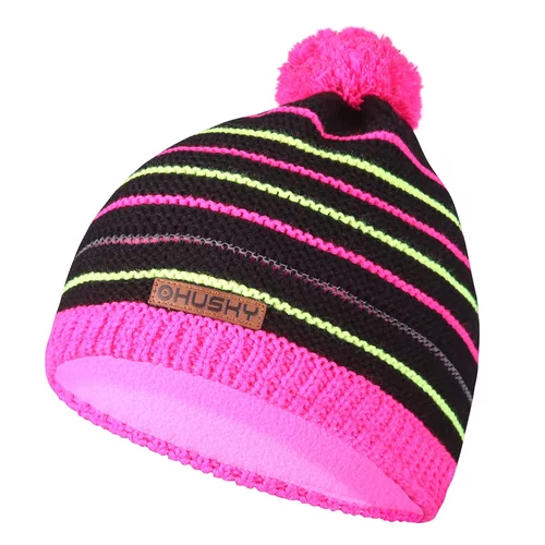 Husky Children's cap Cap 34 black / neon pink