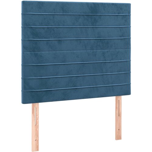 Maison Chic Posteljno vzglavje - Vzglavna omarica 2 kosa temno modro 90x5x78/88 cm žamet, (22077233) Cene