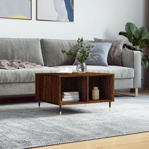  Stolić za kavu Smeđa hrasta 60x50x36,5 cm konstruirano drvo Cene